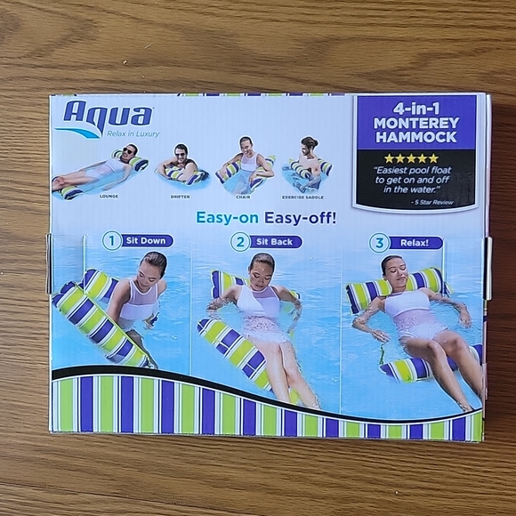 Aqua Pool Hammock NWOT. Never used. - Picture 2 of 2